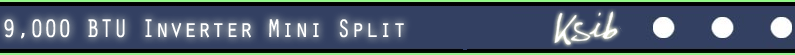 9000 BTU Mini Split