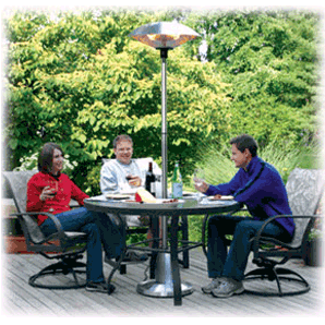 Patio Heater Table View