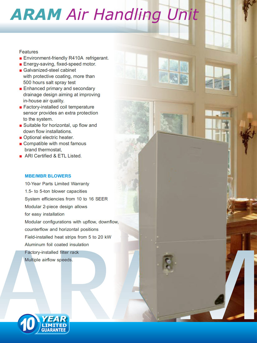 ARAM Central AC air handler