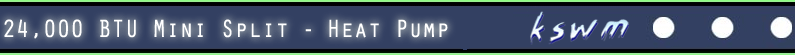 24000 BTU Mini Split