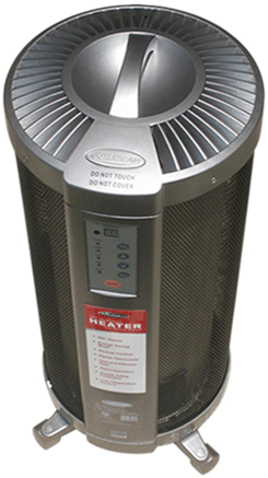 1500 Watt Heater - Top View
