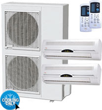 Dual-Zone Mini Split Click for More info
